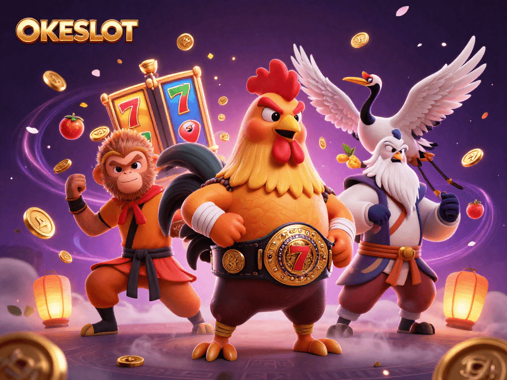 Mainkan slot di OKESLOT dan raih jackpot besar dengan karakter unik dan elemen menarik.