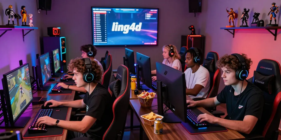 Online gaming session featuring players engaged in challenging games, highlighting ling4d on the leaderboard.