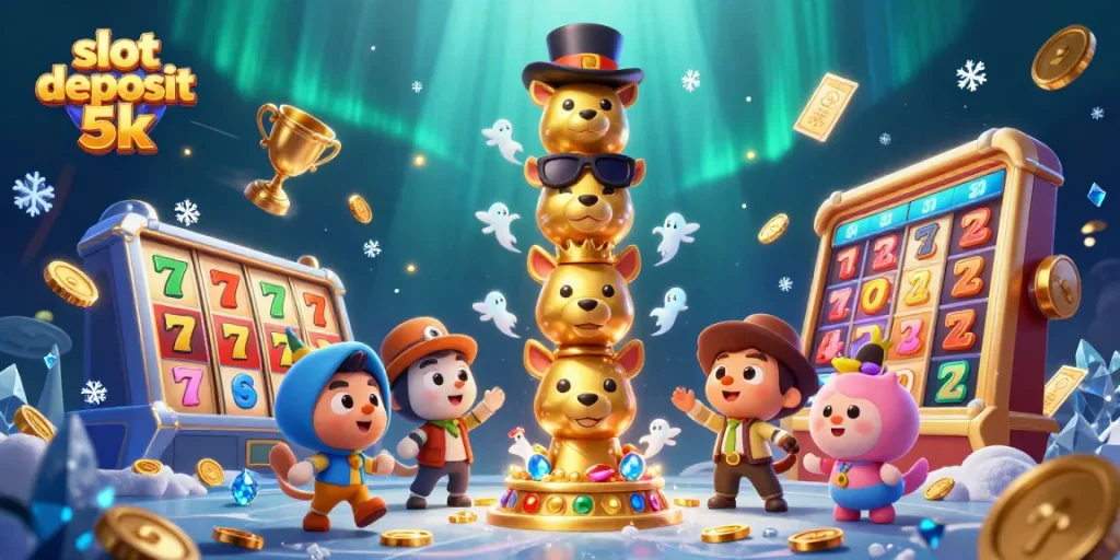 Mainkan slot deposit 5k untuk pengalaman menarik dan peluang menang besar di kasino online.